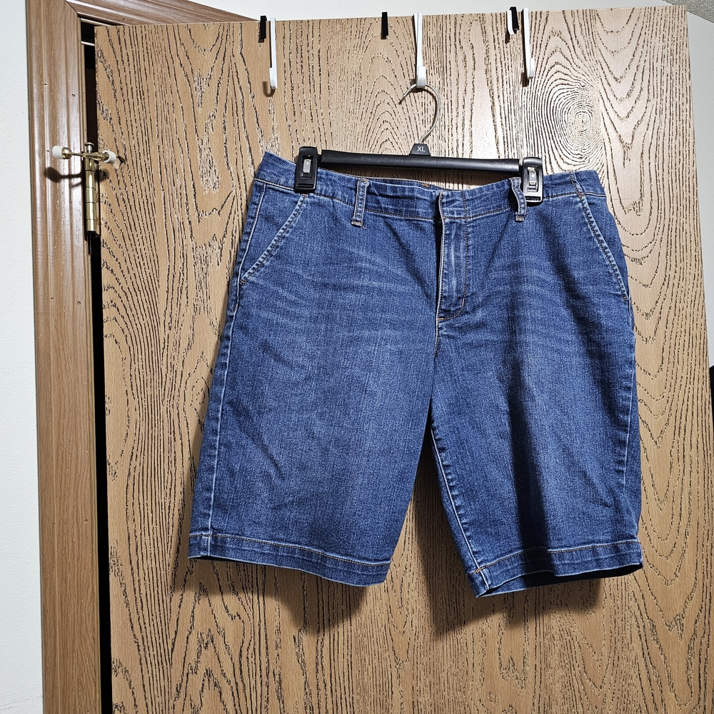Womens Denim Bermuda Shorts